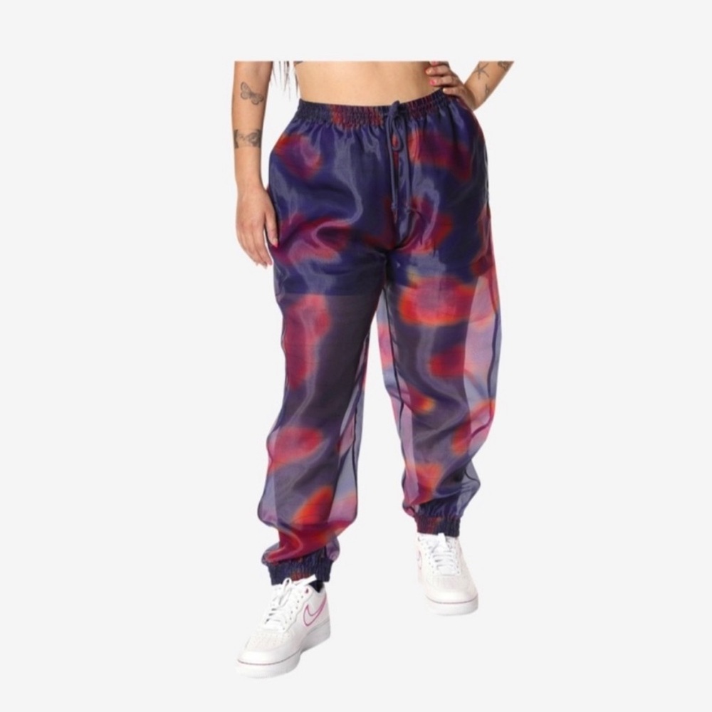 Melody Ehsani Sheer Tracksuit Jacket Joggers Mult… - image 6